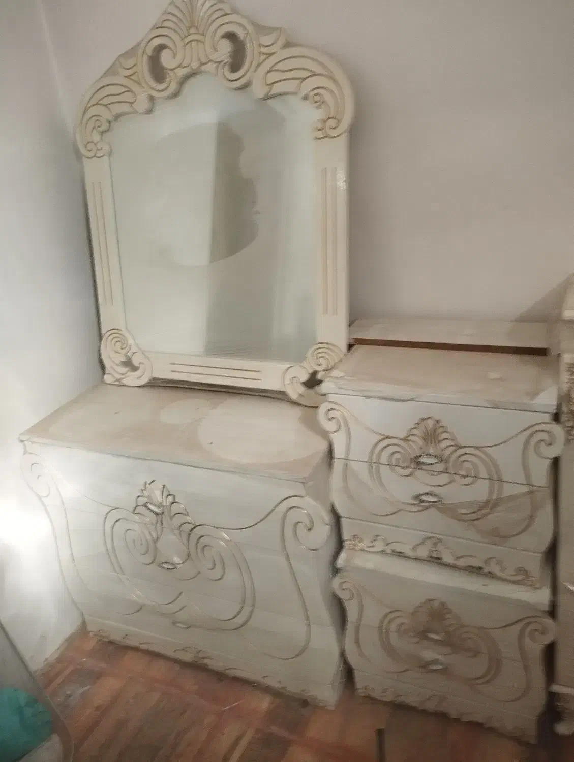 تخت خواب دونفره برای جهیزیه قیمت توافقی|تخت و سرویس خواب|اسلام‌شهر, شهرک محمدیه|دیوار