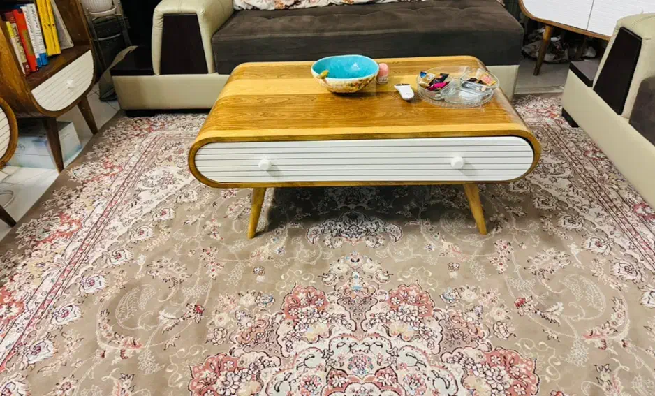 فرش ۹ متره بسیار تمیز|فرش|سمنان, |دیوار