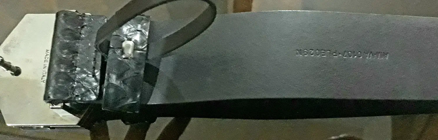 کمربند چرم ایتالیایی اورجینال فیلیپ پلین|کیف، کفش، کمربند|اصفهان, کشاورزی|دیوار