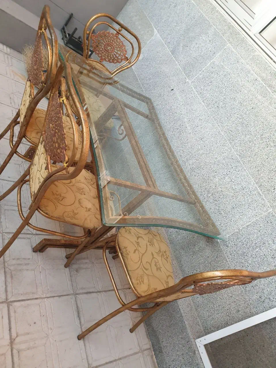 میز غذا خوری وظرفشویی فلزی|میز و صندلی غذاخوری|تبریز, |دیوار