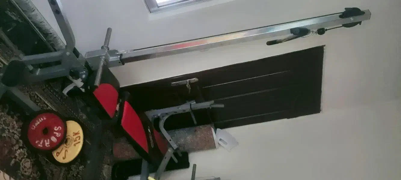 دستگاه چندکاره همراه با صدکیلووزنه|تجهیزات ورزشی|رویان, |دیوار