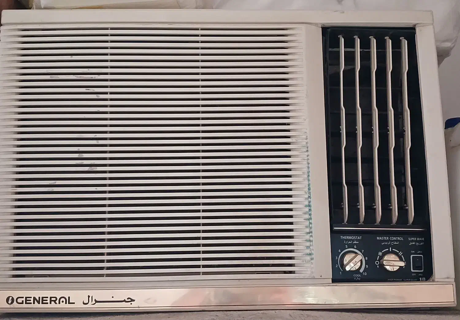 کولرگازی پنجره‌ای اوجنرال|کولر گازی و فن‌کوئل|آستارا, |دیوار