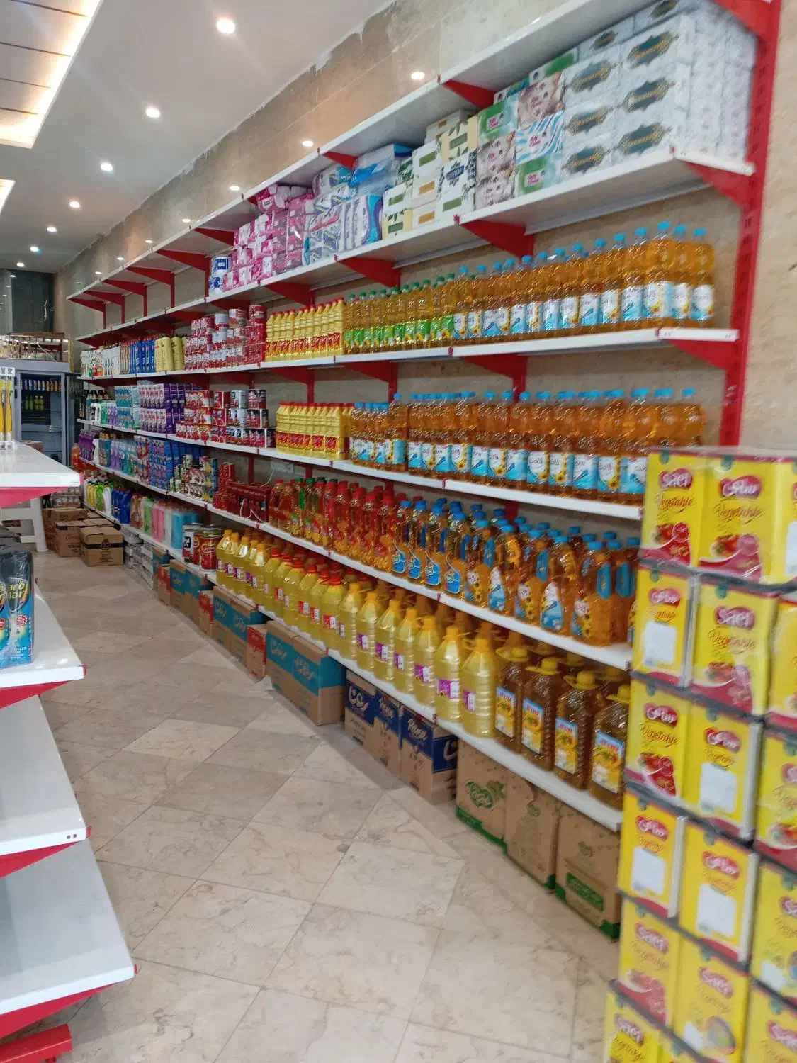 فروش قفسه های دیواری و دوطرفه وسطی|فروشگاه و مغازه|مشهد, عبادی|دیوار