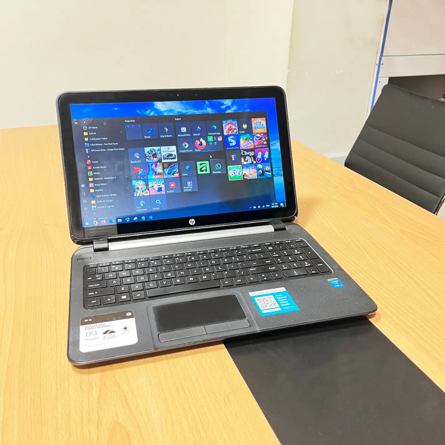لپتاپ تاچ HP 15 لمسی 8 گیگ رم ۲۵۶ SSD|رایانه همراه|تهران, فاطمی|دیوار