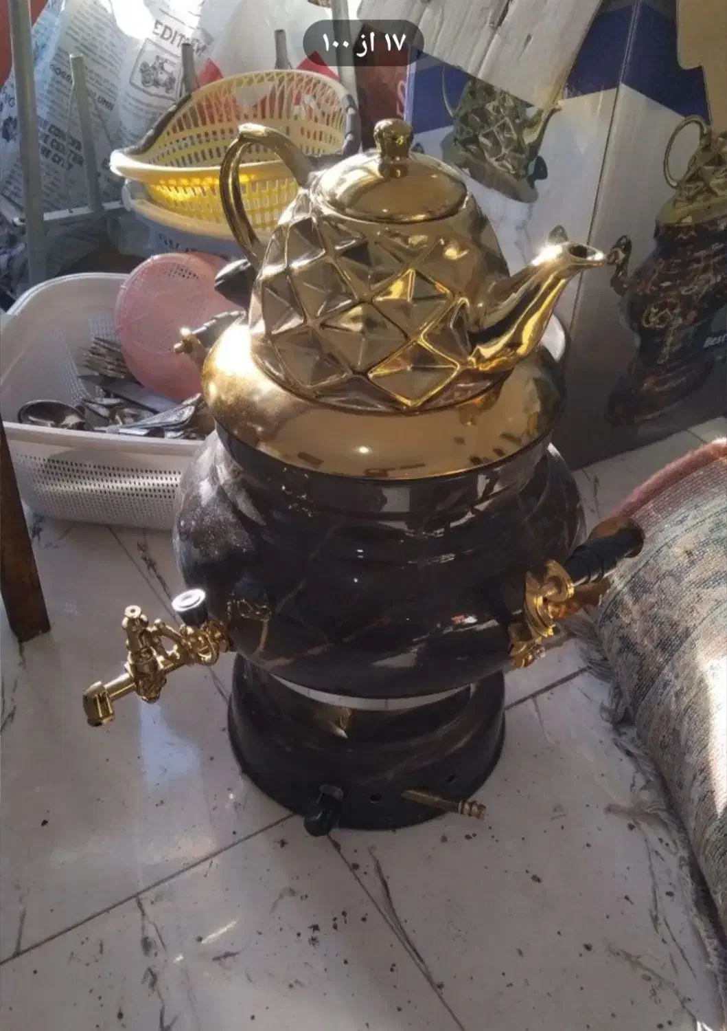 سماور شش لیتری|سماور، چای‌ساز، قهوه‌ساز|اسدآباد, |دیوار