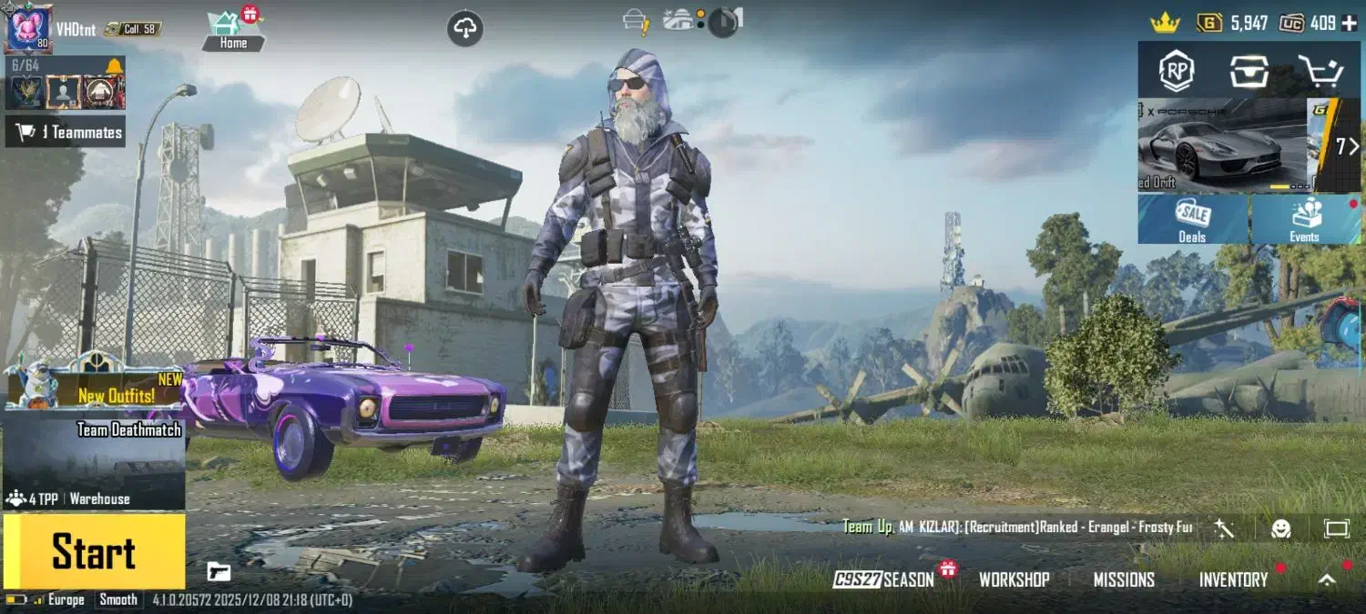 اکانت قدیمی پابجی|کنسول، بازی ویدئویی و آنلاین|جیرفت, |دیوار