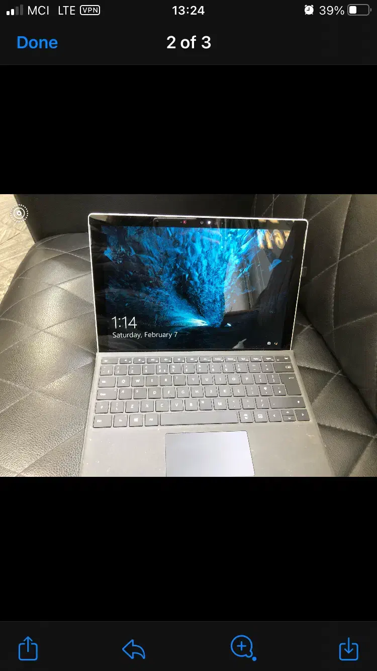 سرفیس 7pro i5 ram8 256 win10 orginal|رایانه همراه|تهران, آجودانیه|دیوار