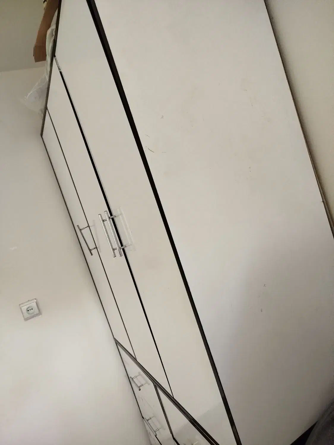 کمد دو تیکه لباسی بزرگ|جاکفشی، کمد، دراور|کرمان, |دیوار