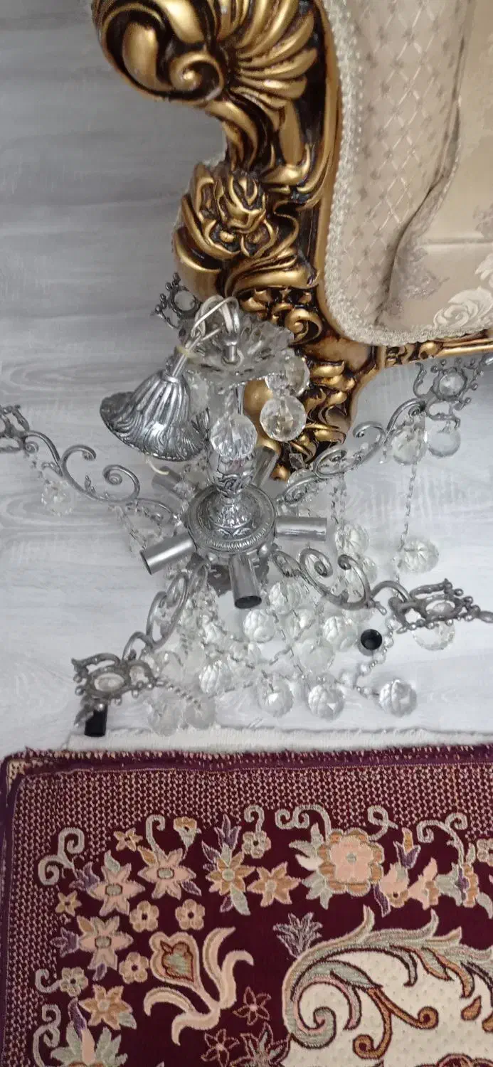 لوستر برنز|لوستر و چراغ آویز|تبریز, |دیوار