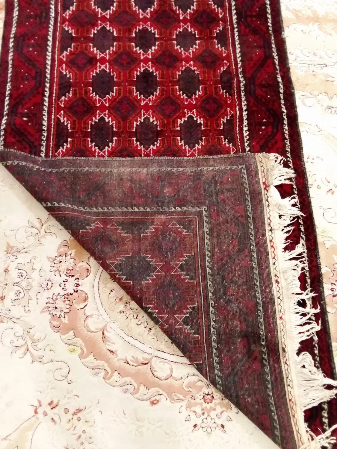 قالیچه دستبافی|فرش|قائن, |دیوار