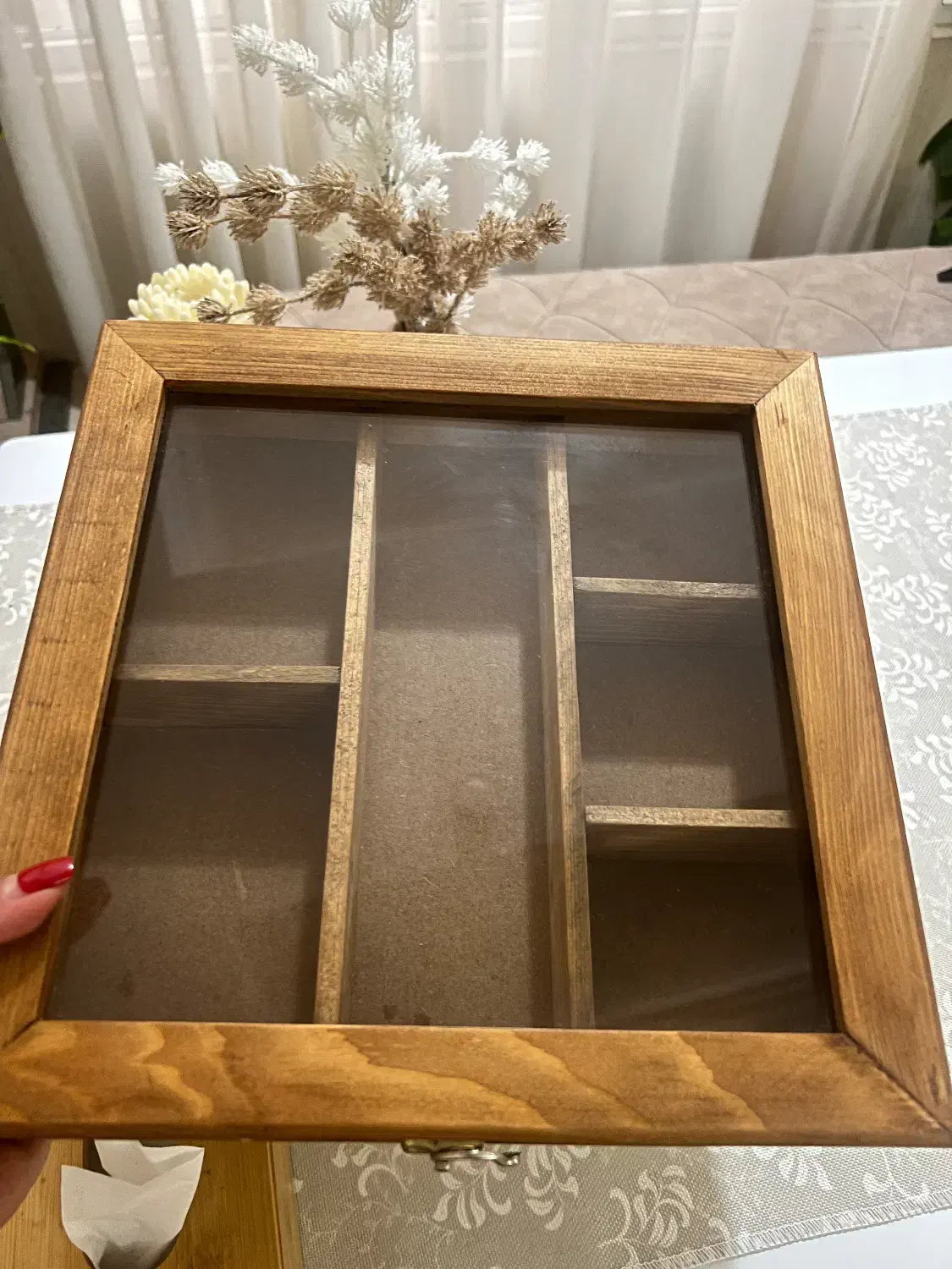 حعبه پذیرایی چوبی|ظروف سرو و پذیرایی|ساری, |دیوار