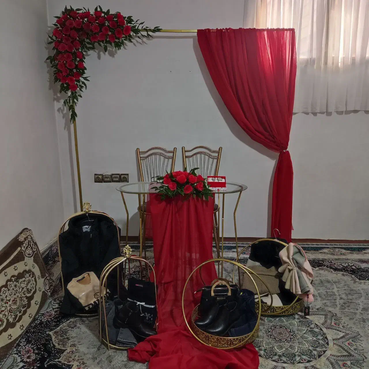 گل آرایی شب یلدا،شب چله،سفره عقد،گیفت یلدا،خنچه|گل مصنوعی|مشهد, امیر|دیوار