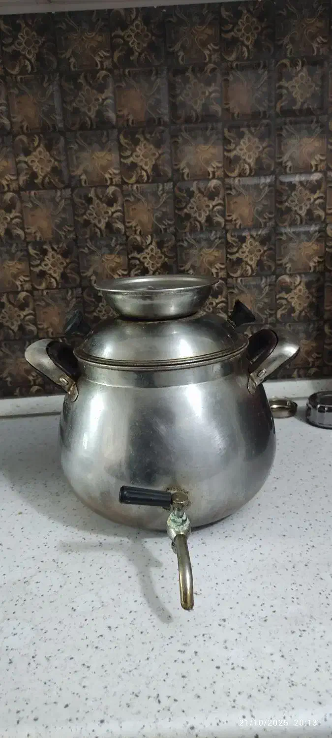 سماور روگازی استیل|سماور، چایساز، قهوهساز|آبیک, |دیوار