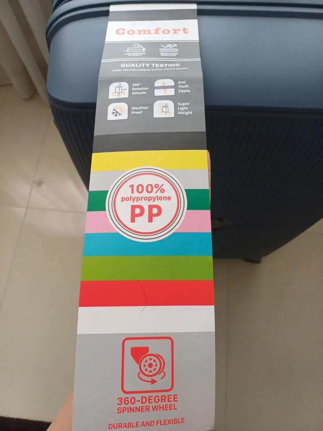 چمدون سایز بزرگ 100درصد نشکن ضد خش|کیف، کفش، کمربند|دورود, |دیوار