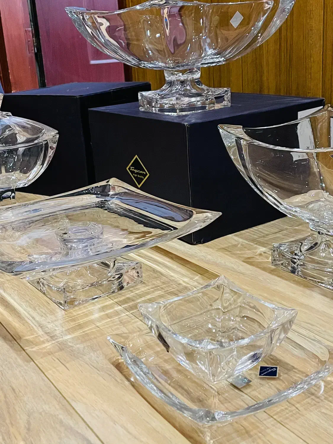 سرویس کریستال پذیرایی فنجون لهستان جاشمعی مهاجرت|ظروف سرو و پذیرایی|مشهد, هنرستان|دیوار