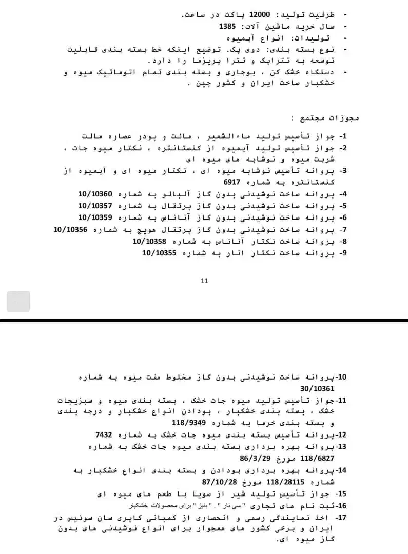 فروش کارخانه نوشیدنی|فروش دفتر صنعتی، کشاورزی، تجاری|تهران, فتح|دیوار