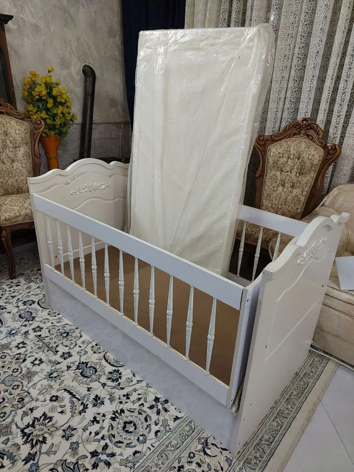 تخت گهواره ای در حدنوی نو|تخت و صندلی بچه|مشهد, ایمان|دیوار