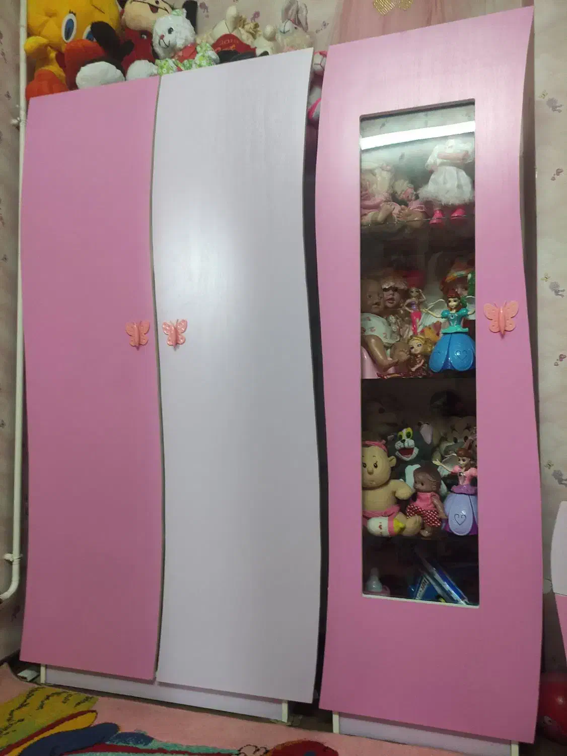 کمد ویترین و دراور با آینه کاملا سالم|جاکفشی، کمد، دراور|زنجان, |دیوار