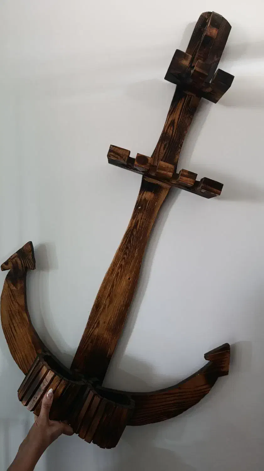 لنگر چوبی تزیینی|مجسمه، تندیس، ماکت|اهواز, بیست متری شهرداری|دیوار