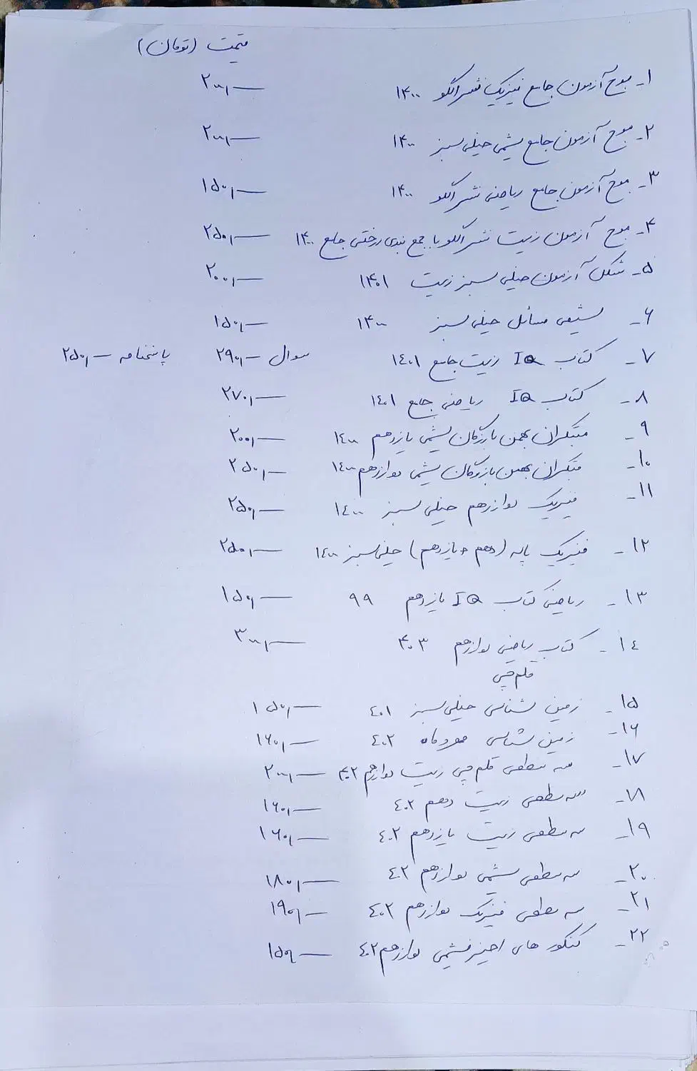 کتاب کار کنکور|کتاب و مجله آموزشی|قائم‌شهر, |دیوار