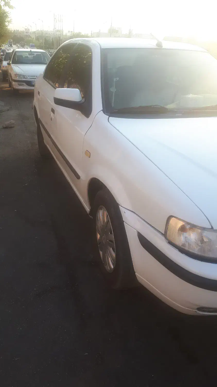 سمند ef7 سفید|خودرو سواری و وانت|بهارستان, |دیوار