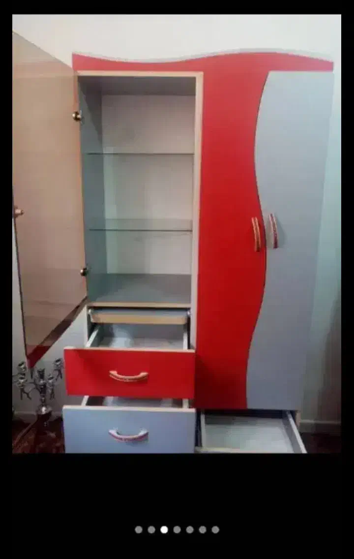 کمد کودک|جاکفشی، کمد، دراور|فولادشهر, مسکن مهر فولادشهر|دیوار