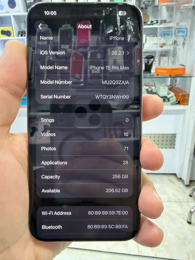 Iphone 15 promax zaa|موبایل|اهواز, کیانپارس |دیوار