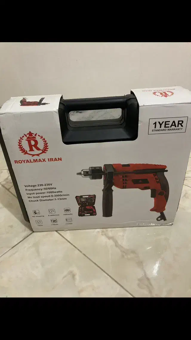 دریل و جعبه ابزار کامل|ابزارآلات|بروجن, |دیوار