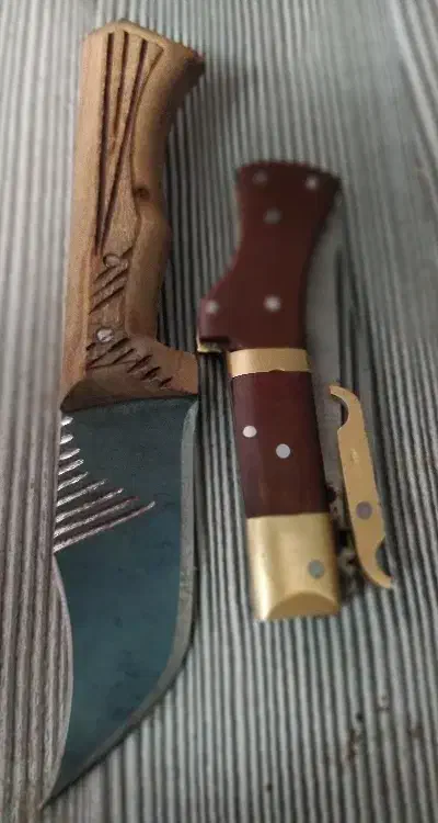 چاقو دنده افقان|کلکسیون اشیاء عتیقه|رفسنجان, |دیوار