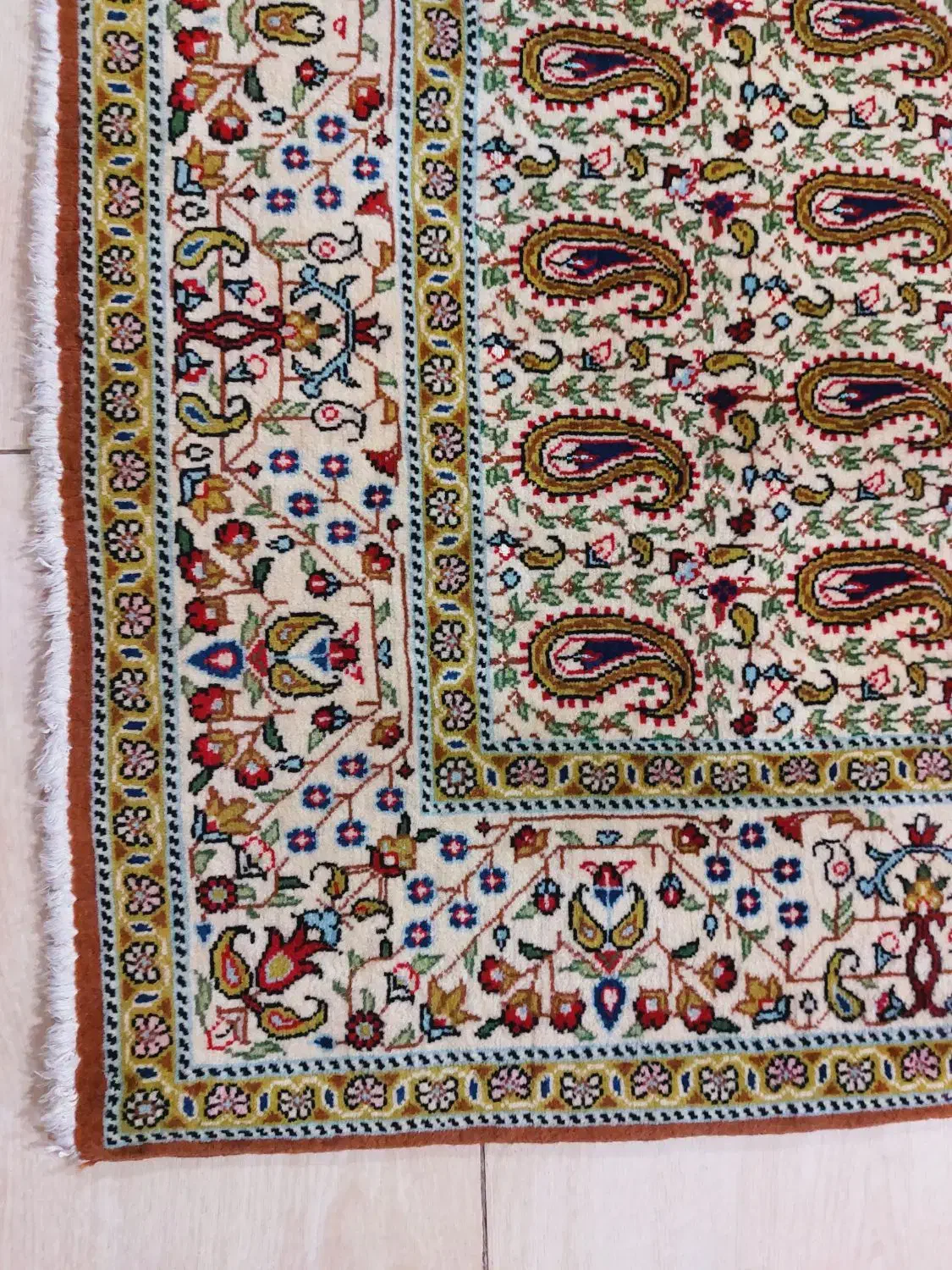 فرش دستباف زرع ونیم قم طرح بته ،تخفیف بلک فرایدی|فرش|تهران, بازار|دیوار