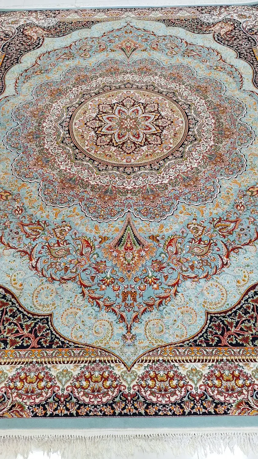 سه تخته فرش12متری700شانه دستبافت‌گونه|فرش|ایلام, |دیوار