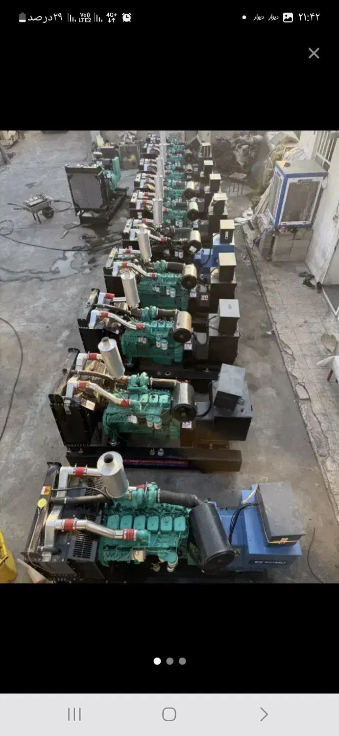 ژنراتور برق کمنز ۱۵۰کاوا خشک(موتور برق)|ماشینآلات صنعتی|سیب و سوران, |دیوار