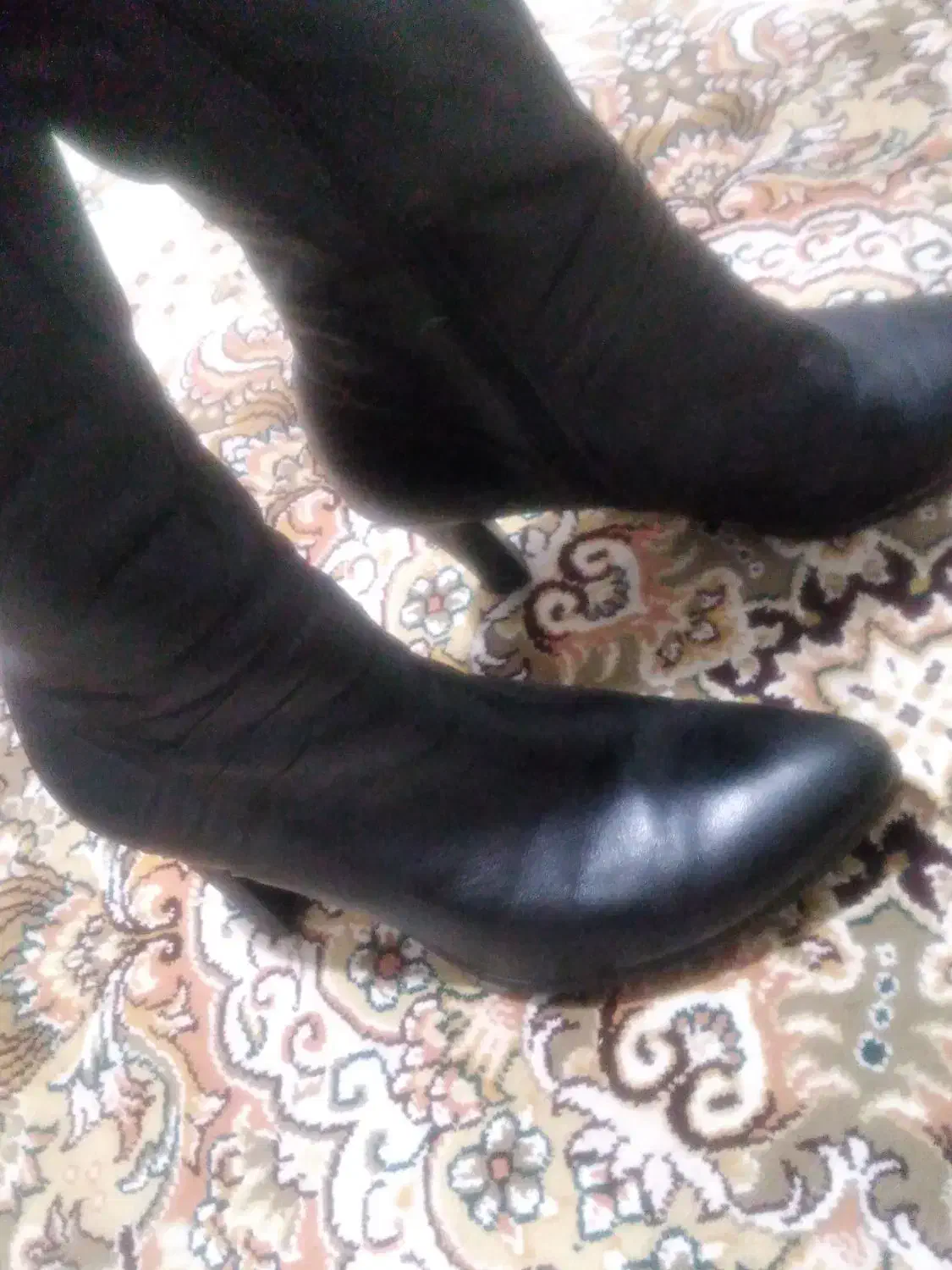 پوتین‌چرم‌اصل‌زنانه|کیف، کفش، کمربند|نیشابور, مازول|دیوار