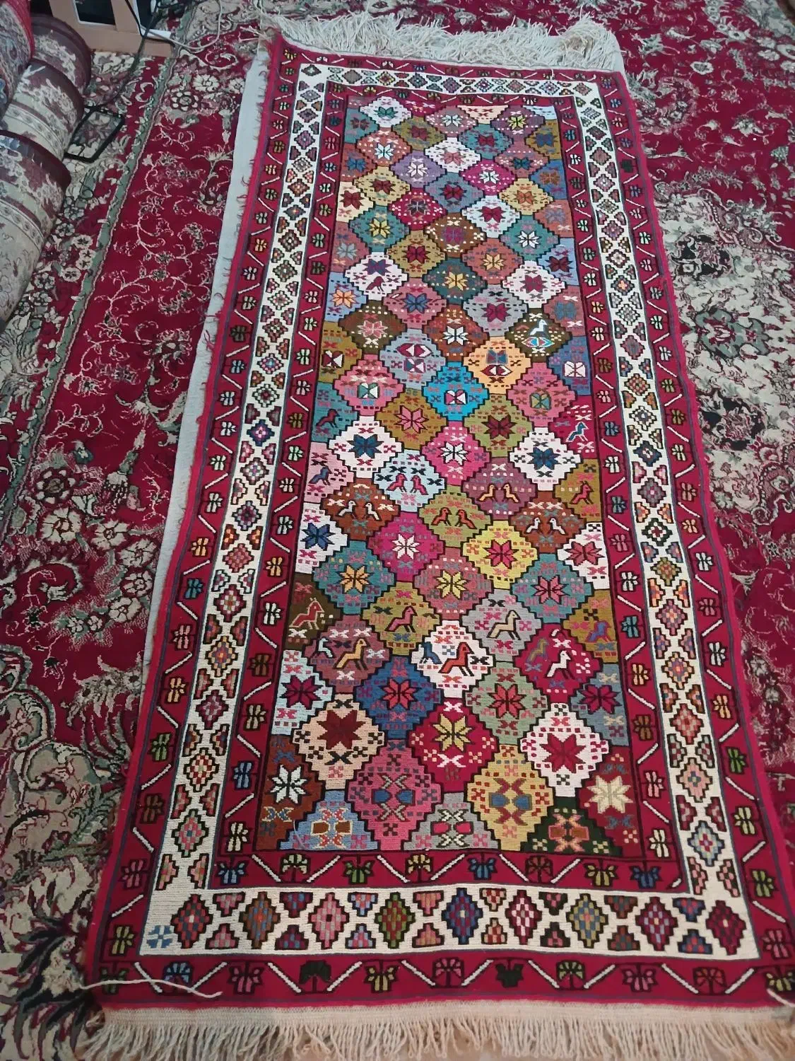 ورنی|گلیم، جاجیم، گبه|تبریز, |دیوار