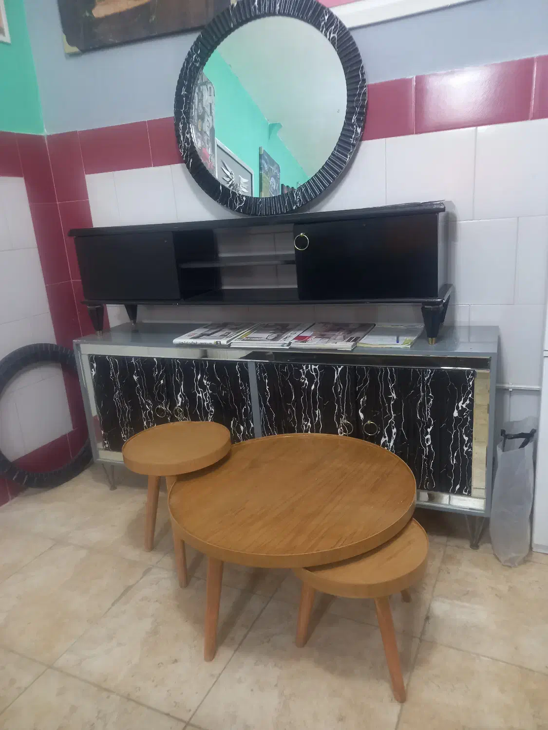 فروش وسایل چوبی|مبلمان خانگی و میز عسلی|تاکستان, |دیوار