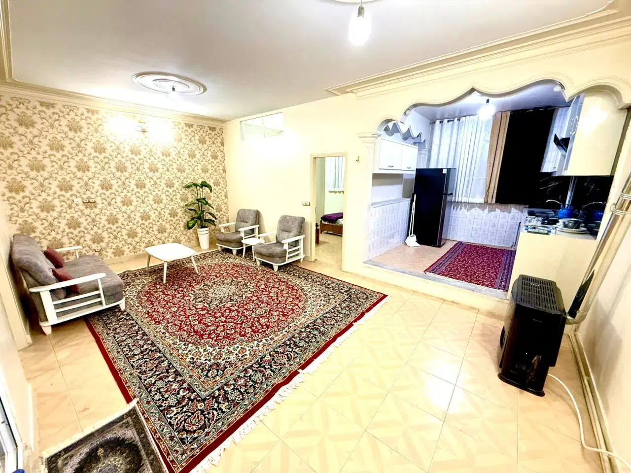 دوخوابه vip درجه یک اجاره روزانه و هفتگی و ماهانه|اجارهٔ کوتاه‌مدت آپارتمان و سوئیت|ری, دولت‌آباد|دیوار