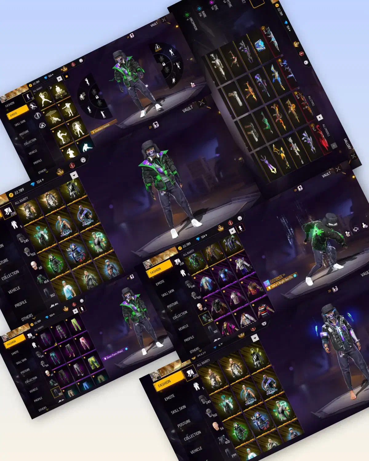 اکانت فری فایر گاد|کنسول، بازی ویدئویی و آنلاین|بابل, |دیوار