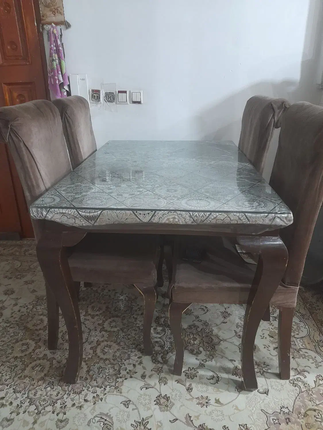 میز نهار خوری|میز و صندلی غذاخوری|مریوان, |دیوار