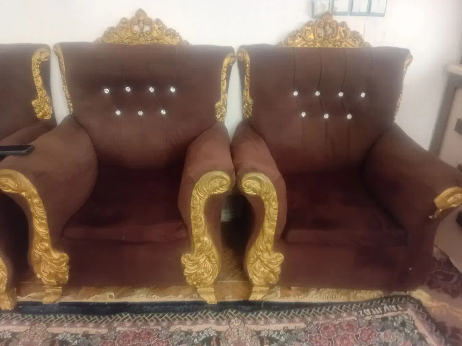 مبل ۷ نفره|مبلمان خانگی و میز عسلی|نیشابور, گنبد سبز|دیوار