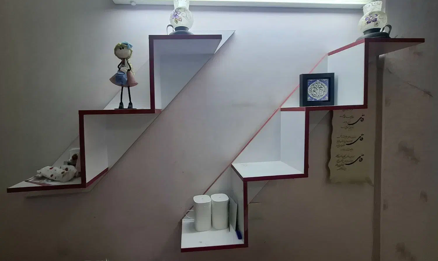 شلف|کتابخانه، شلف، قفسه‌های دیواری|تهران, تهرانسر شمالی|دیوار