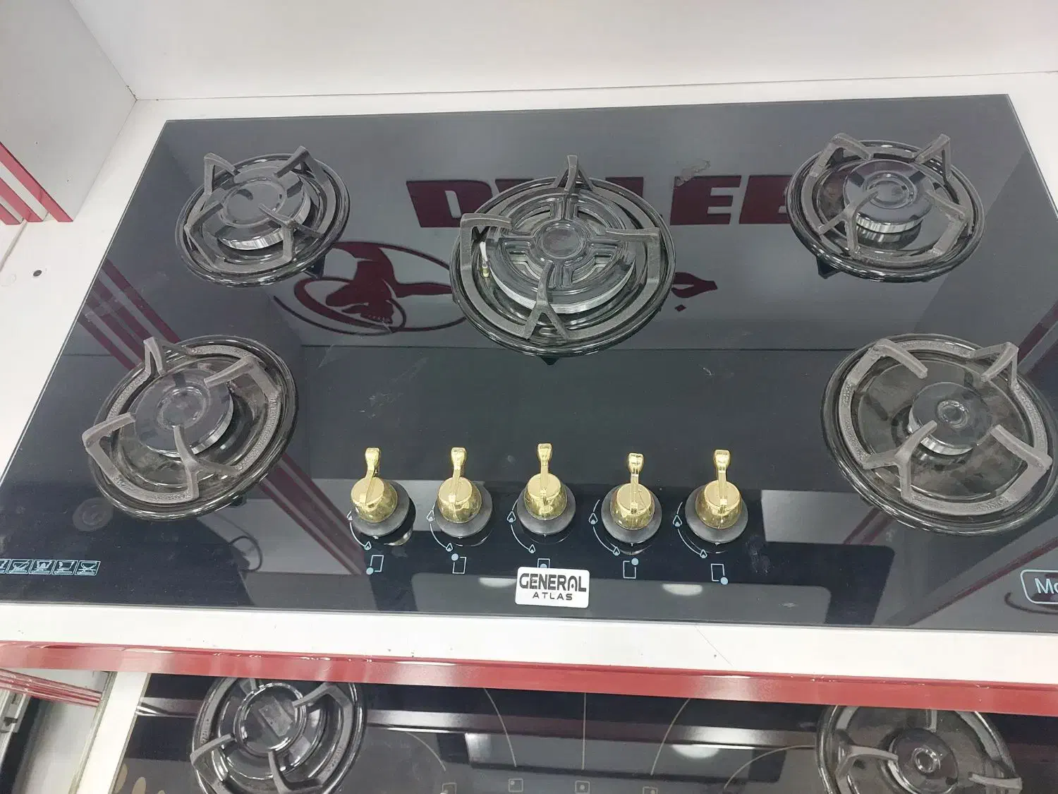 اجاق گاز شیشه ۵شعله|اجاق گاز و لوازم برقی پخت‌وپز|هشتگرد, هشتگرد قدیم|دیوار