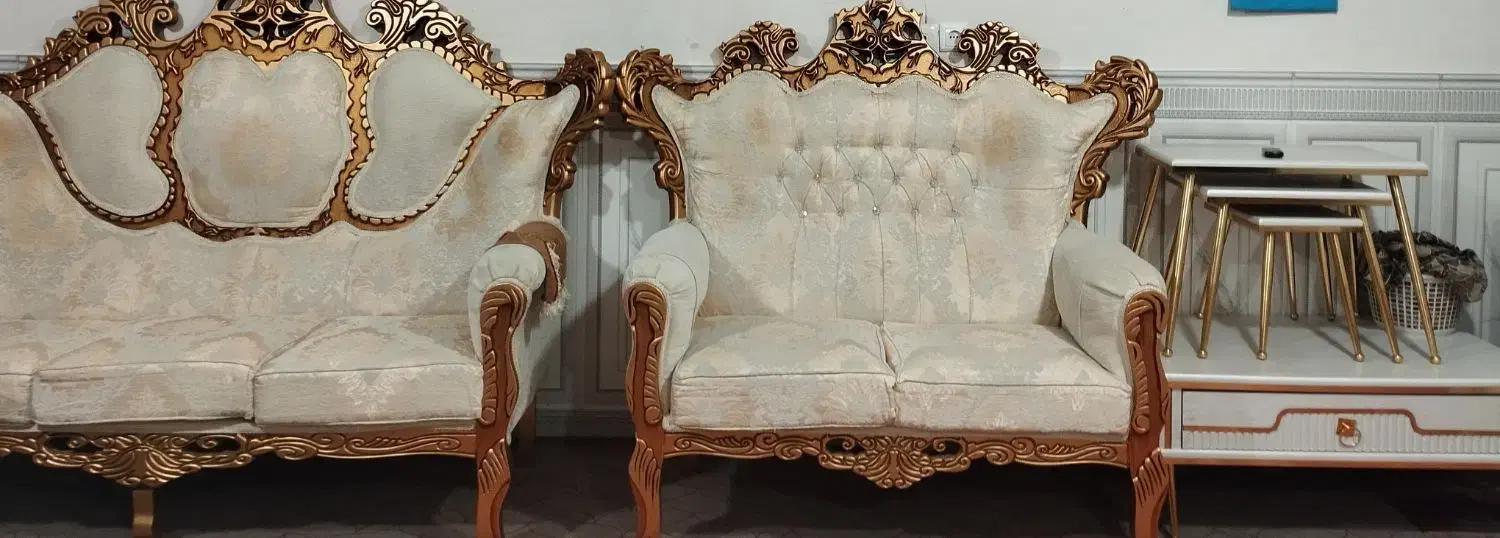 مبل سلطنتی|مبلمان خانگی و میز عسلی|فامنین, |دیوار