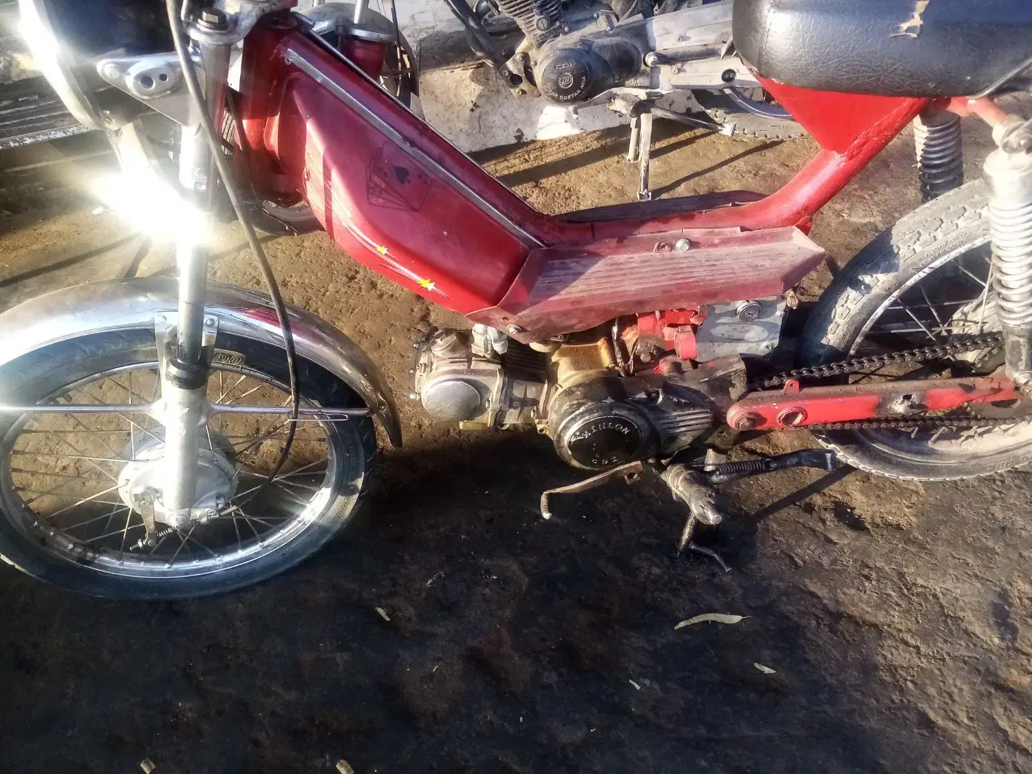 هندا 70 مشکی وقرمز 2 عدد|موتورسیکلت|قم, آذر (نکویی)|دیوار