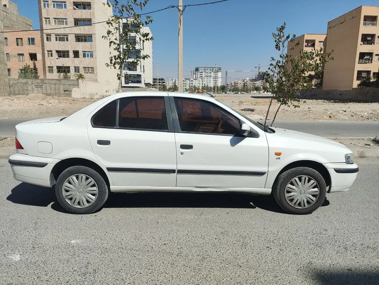 سمند  lx ux7 سفید|خودرو سواری و وانت|فردیس, فرامرزیه|دیوار