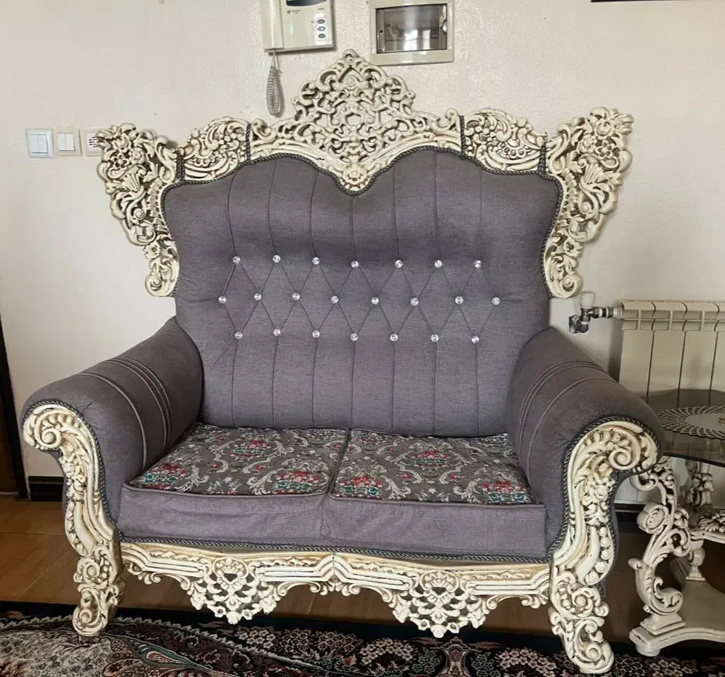 مبل هفت نفره|مبلمان خانگی و میز عسلی|شاهینشهر, خانه کارگر|دیوار