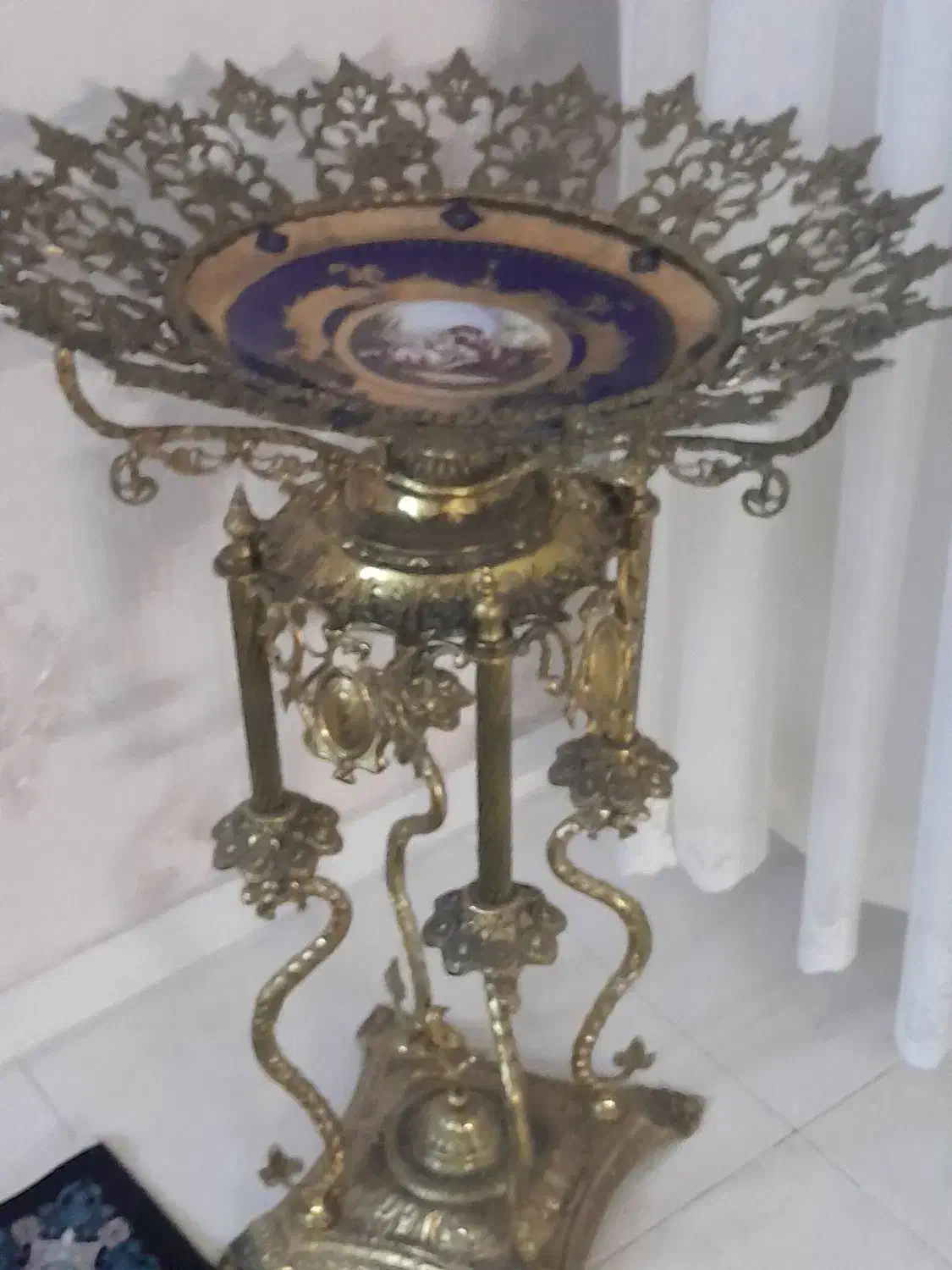 جامیوه ای و ساعت ومیز تلفن برنج|ساعت دیواری و تزئینی|قزوین, |دیوار