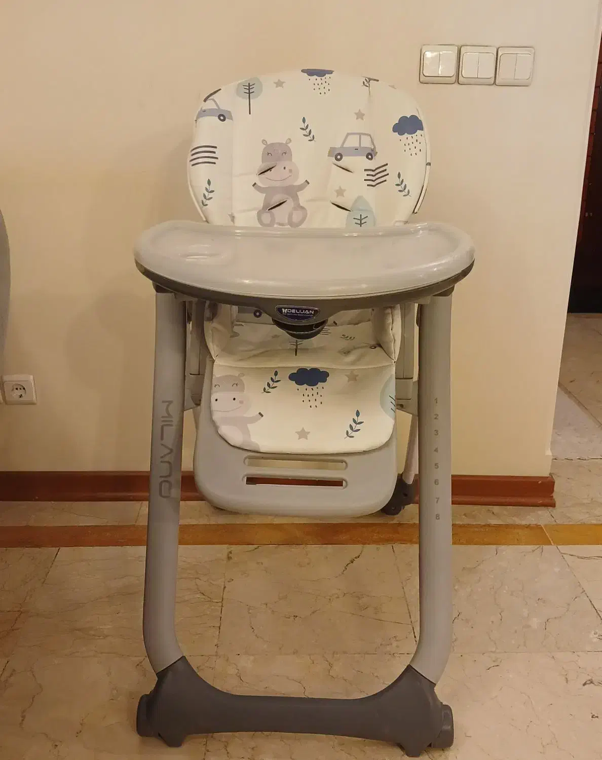 صندلی غذای کودک دلیجان مدل میلانو|اسباب و اثاث بچه|تهران, مینیسیتی (شهرک نفت)|دیوار