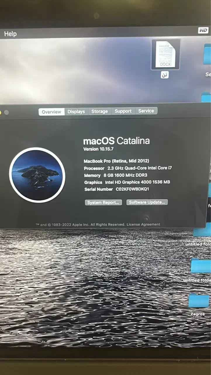 لپ تاپ مک بوک ۱۵ اینچ|رایانه همراه|کرج, عظیمیه|دیوار