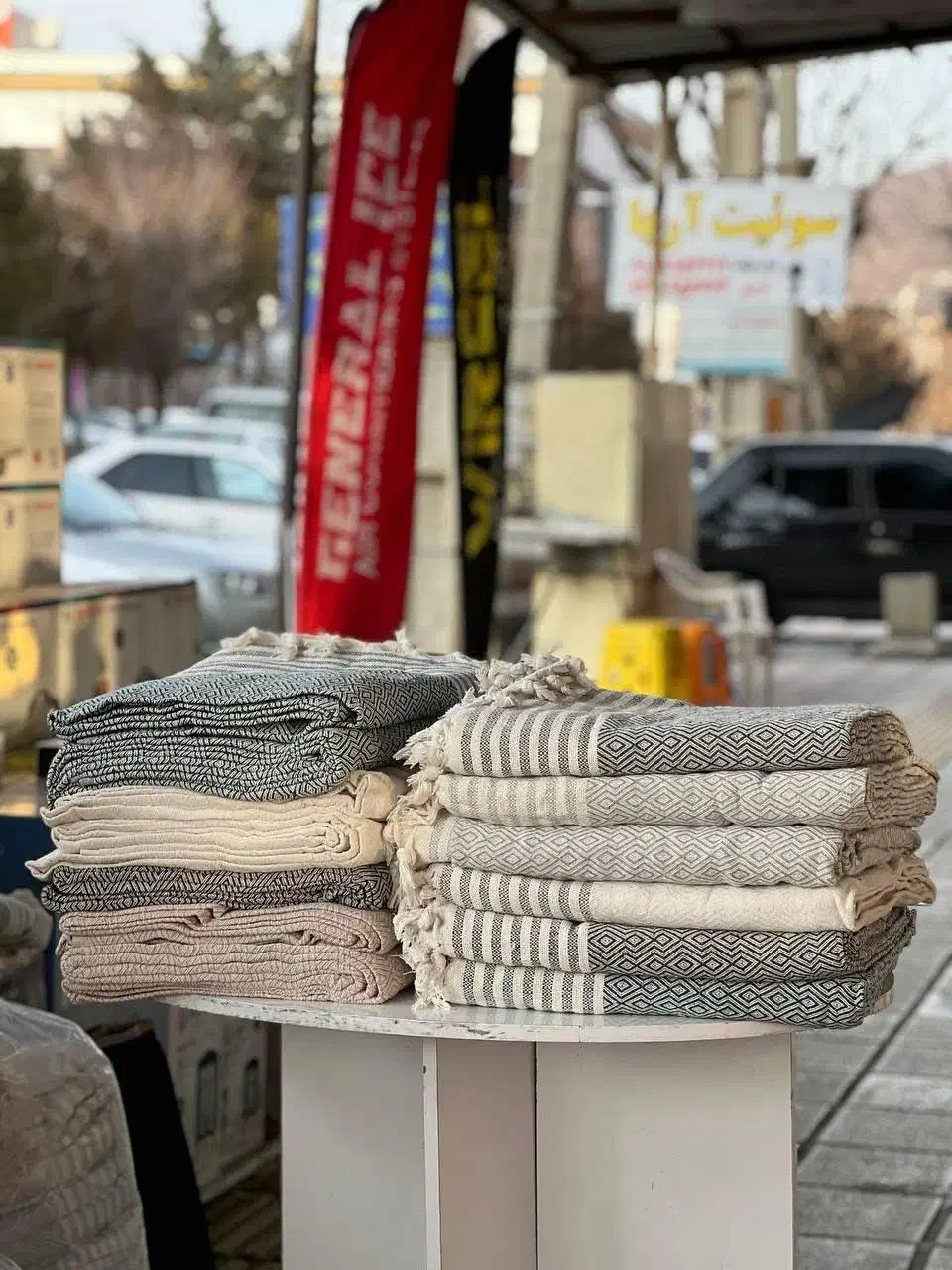 شال مبل ترک سایز170*310|رختخواب، بالش، پتو|بانه, |دیوار