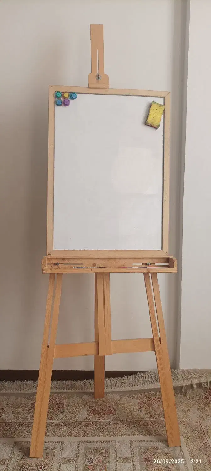 تخته وایت بردوتخته سیاه بهمراه پایه چوبی|لوازم التحریر|پاکدشت, پاکدشت (مامازند)|دیوار